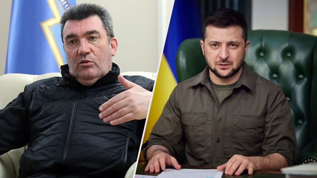 Володимир Зеленський та Олексій Данілов. Колаж 24 каналу