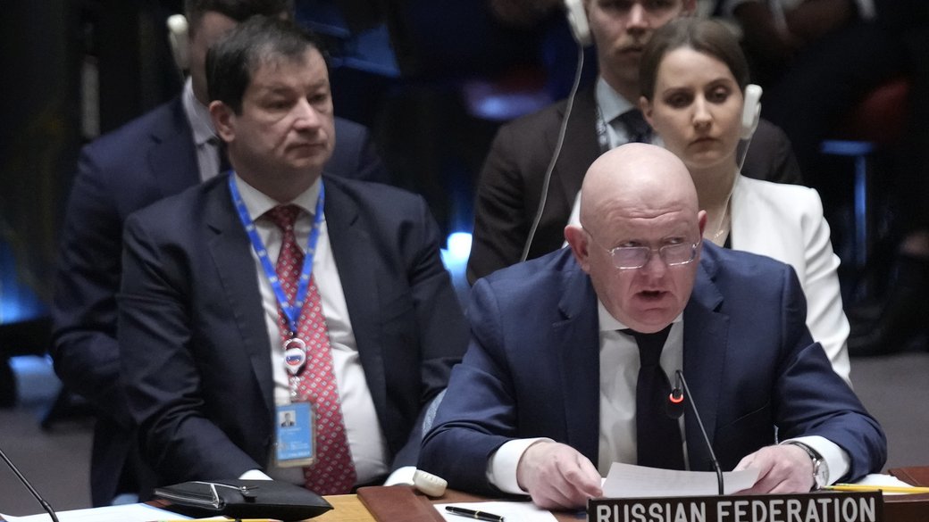 Постпред РФ в ООН Василь Небензя. Фото: AP