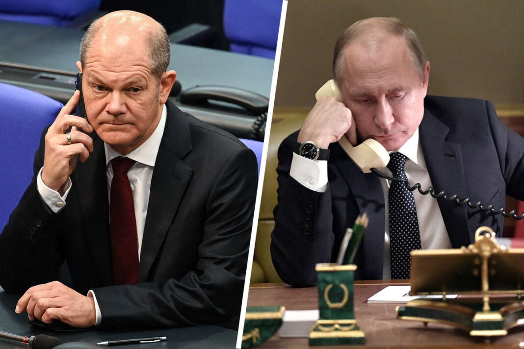 Шольц та Путін. Колаж: Global Look Press