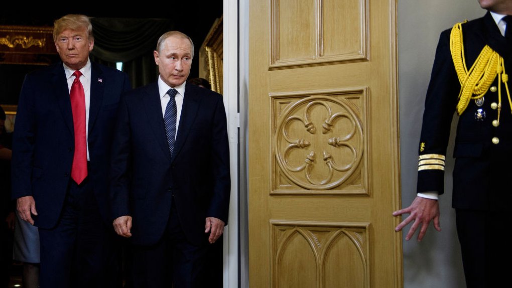 Дональд Трамп і Володимир Путін. Фото: Getty Images