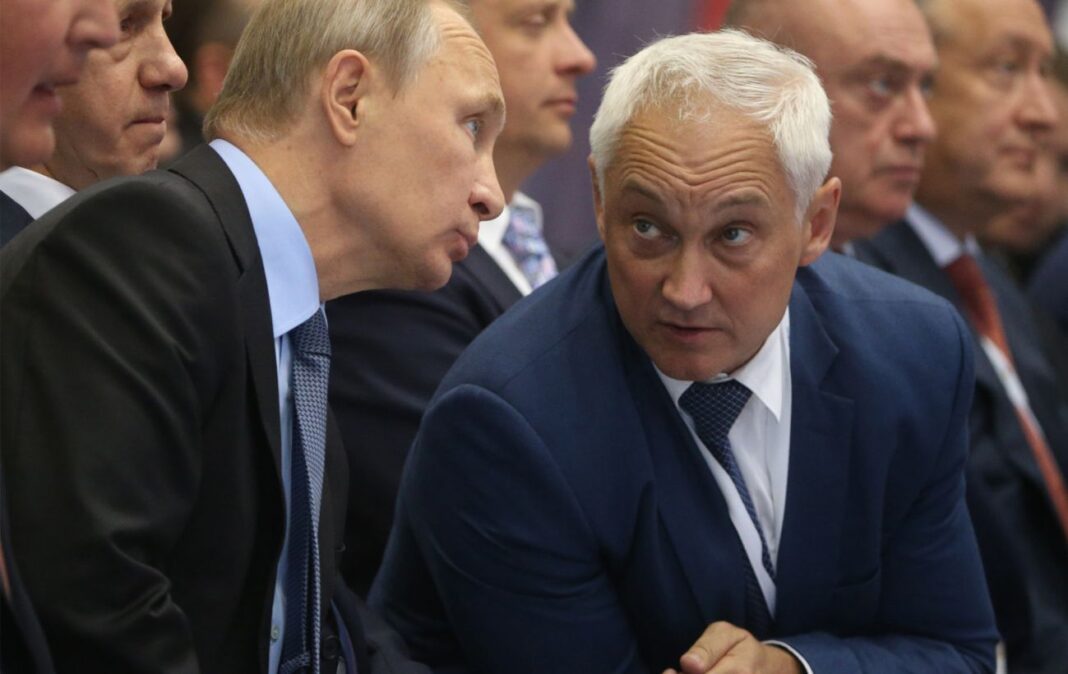 Володимир Путін і Андрій Бєлоусов. Фото: Getty Images