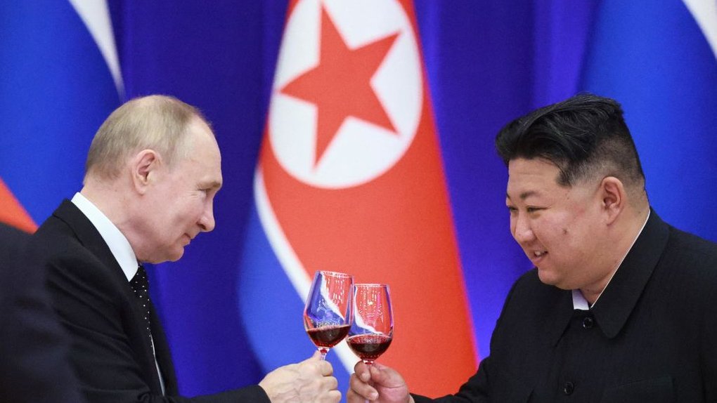 Путін та Кім. Фото: Getty Images
