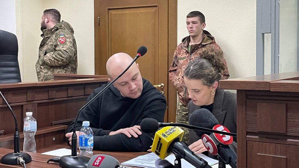 Сергій Гнезділов у суді. Фото: Суспільне