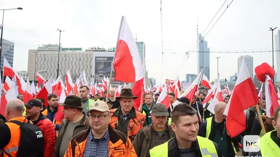 Польські протестувальники. Фото: Громадське