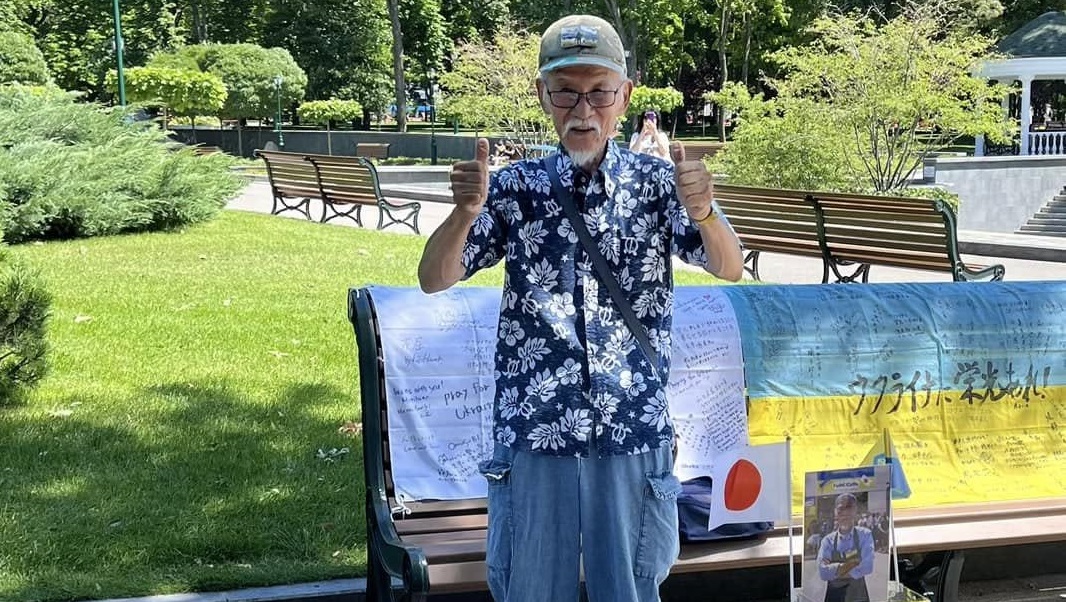 Японський волонтер Фумінорі Цучіко. Фото: Fuminori Tsuchiko/Facebook