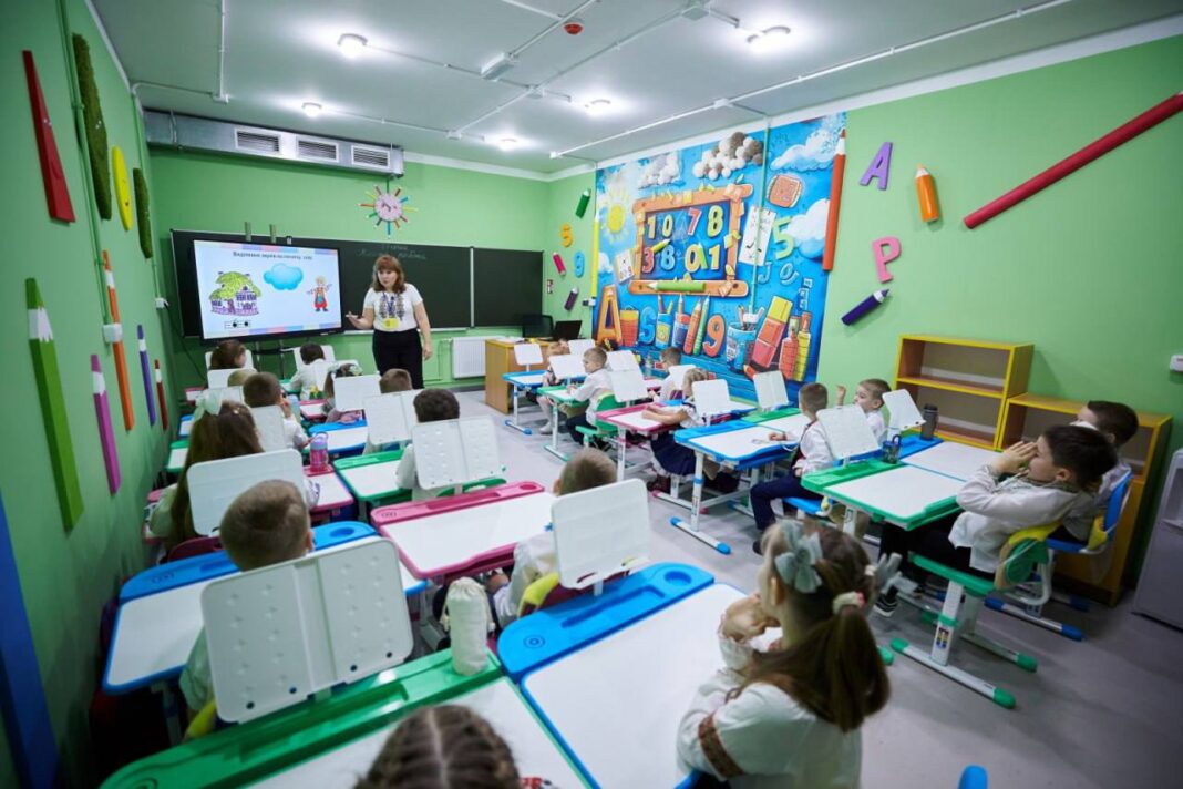 Підземна школа у Харкові. Фото: Ігор Терехов/Telegram