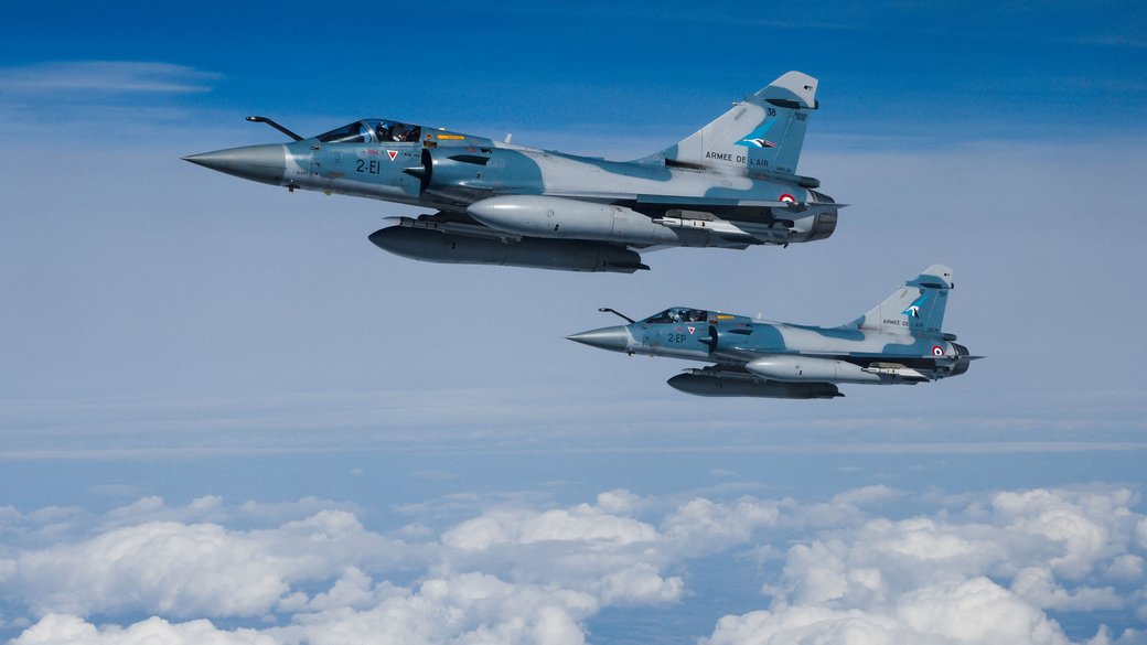 Винищувачі Mirage 2000-5F. Фото: REUTERS