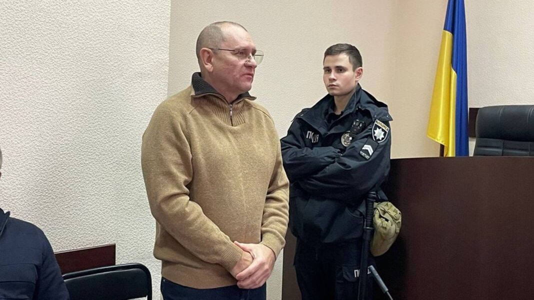 Євгеній Шевченко під час засідання суду. Фото: Суспільне