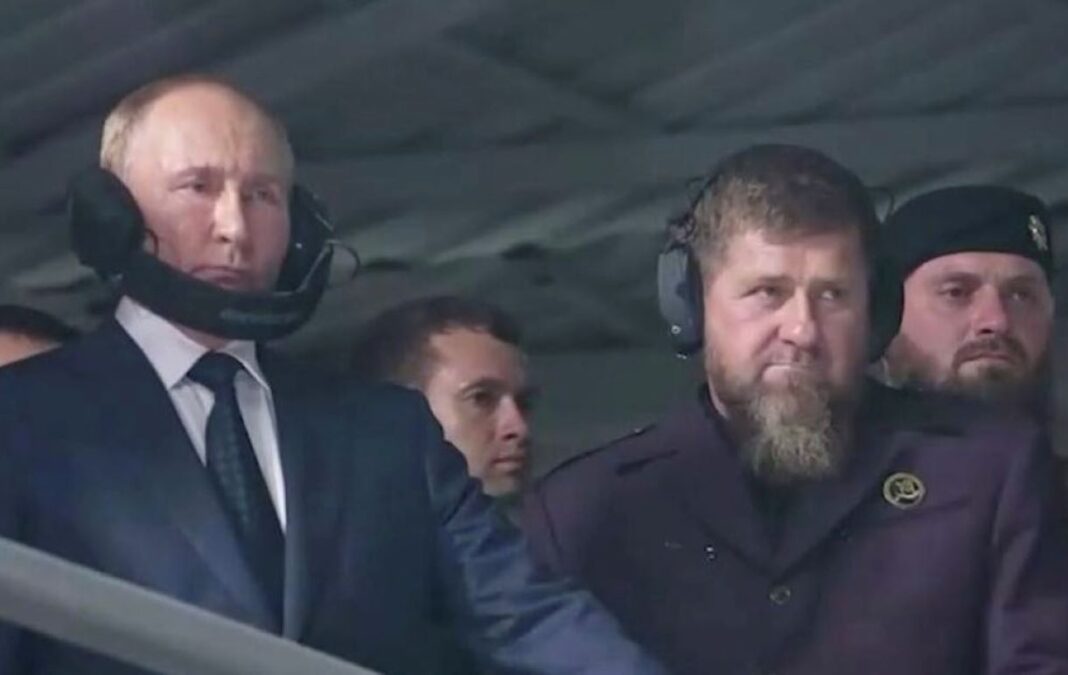 Путін та Кадиров. Фото: росЗМІ
