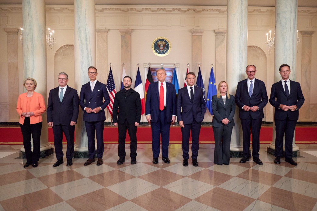 Переговори лідерів України, США, Франції, Фінляндії, Німеччини, Великої Британії, Італії, ЄС і НАТО у Вашингтоні. Фото: ОП