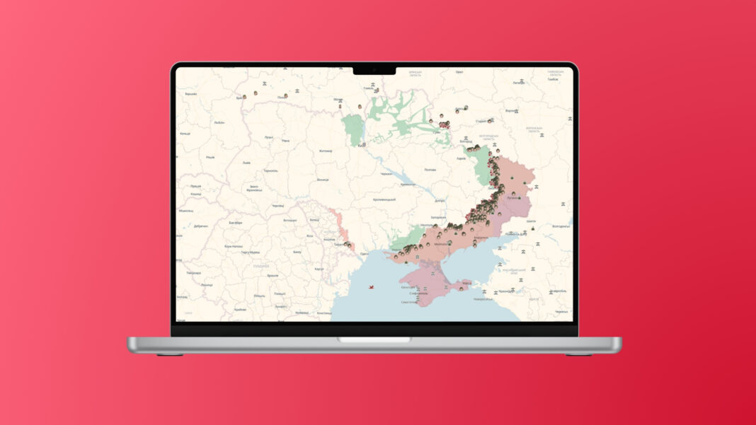 Карта бойових дій DeepState, мапа ДіпСтейт