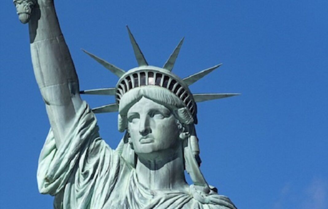 Статуя Свободи у США. Фото: 