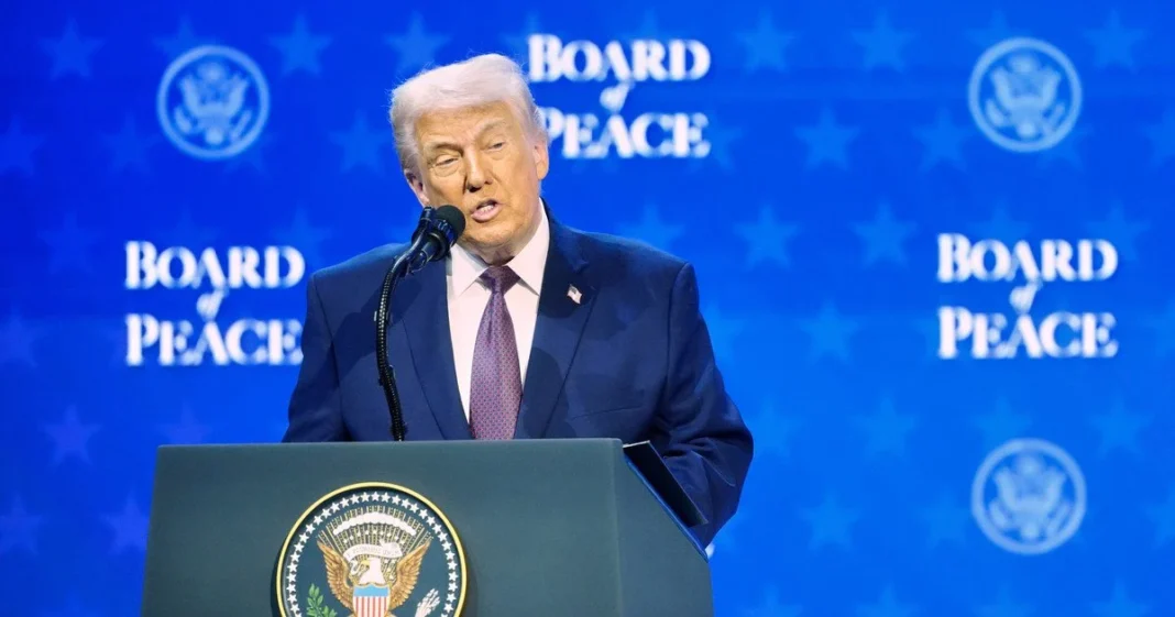 Дональд Трамп у Давосі. Фото: Associated Press