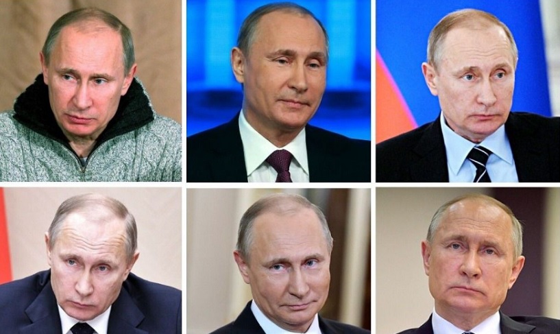 Путін та його двійники. Колаж: соцмережі