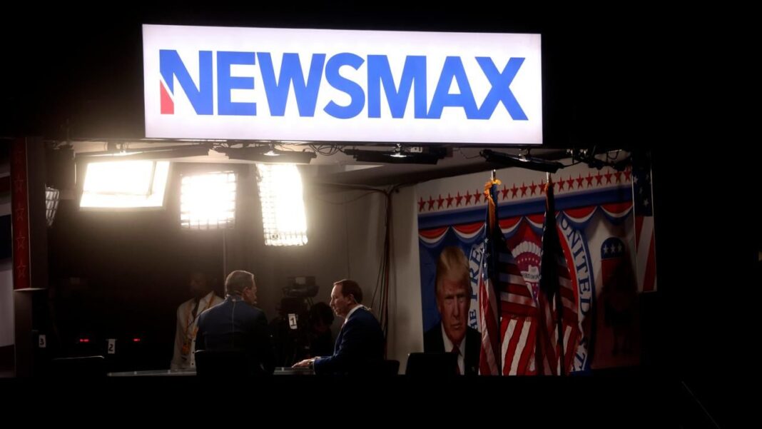 Телеканал Newsmax. Фото: Getty Images