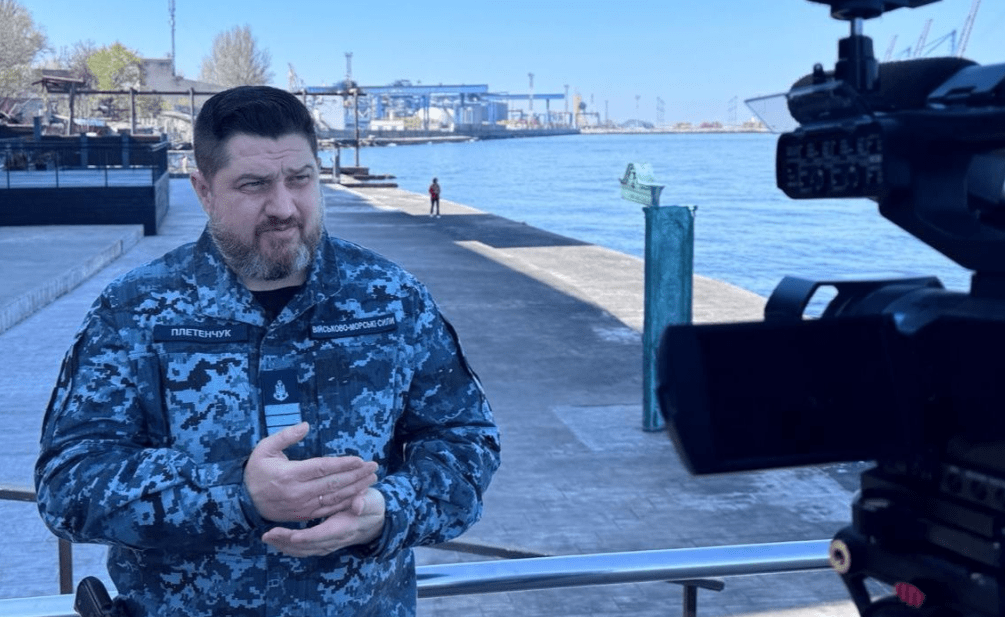 Дмитро Плетенчук, речник Військово-морських сил України. Фото: Facebook-сторінка посадовця.