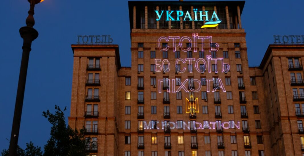 Слова вдячності піхотинцям. Фото: пресслужба MK Foundation