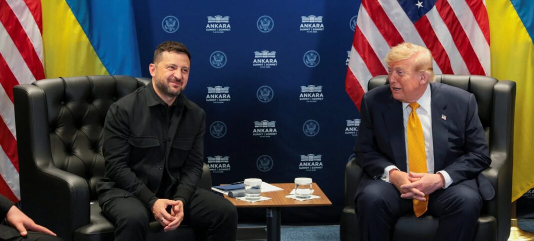 Президенти Зеленський та Трамп на саміті НАТО в Анкарі