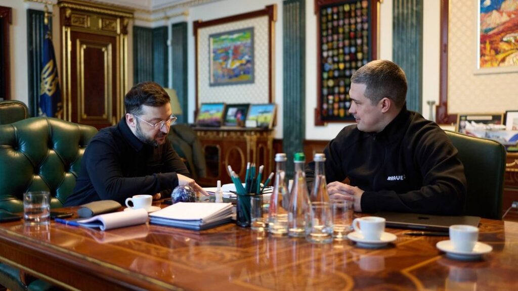Володимир Зеленський та Михайло Федоров, 19 січня 2026 рік.